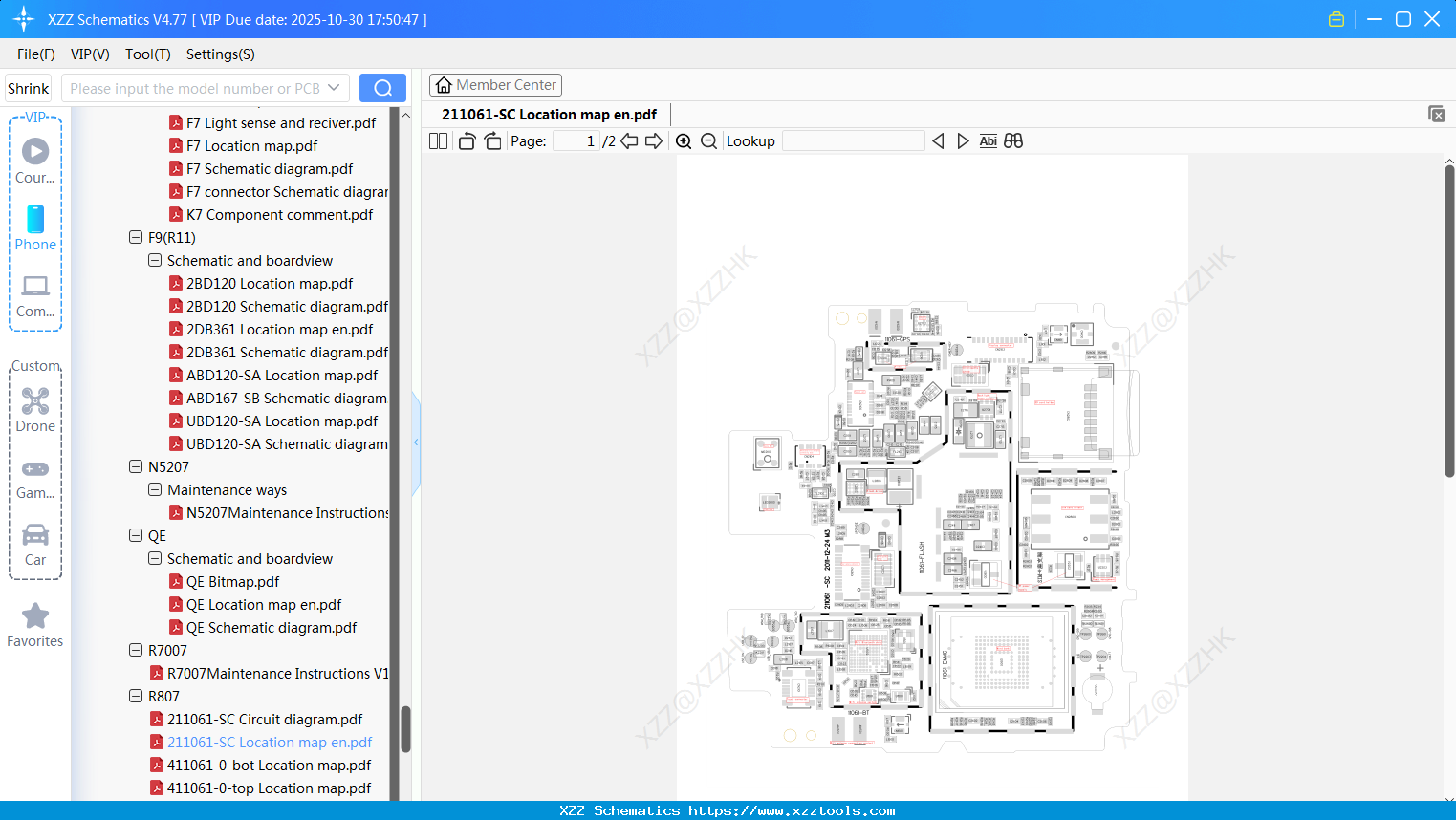 OPPO 211061-SC Location Map En